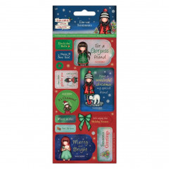 Gorjuss Christmas Die-cut Sentiments